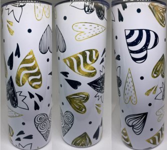 Modern Hearts (20 oz Tumbler)
