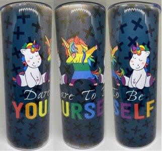 Dare to Be Yourself Unicorn (20 oz Tumbler)