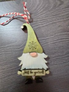 BE YOURSELF GNOME ORNAMENT