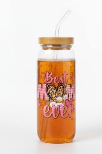 Best Mom Ever v2 - Glass Cup