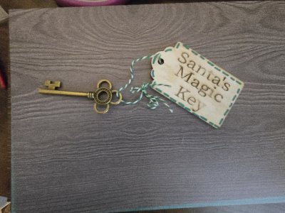 No Chimney? No Problem! Let Santa In With His Magic Key!