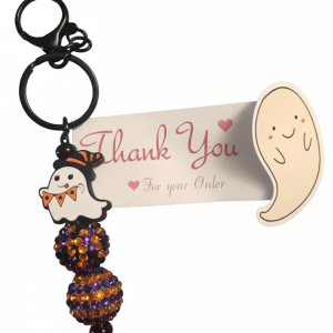 Ghostly - Halloween Keychain