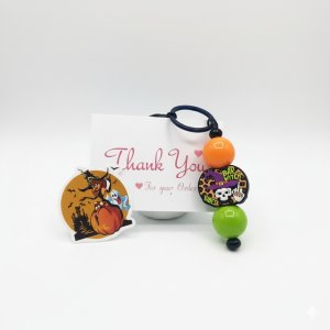 Bad Witch Vibes - Halloween Keychain