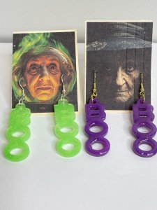 Fun Halloween Resin Earrings