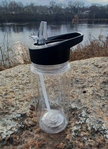 Custom 10oz Snow Globe Water Bottle