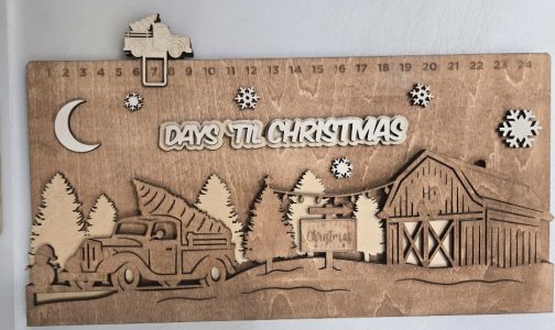 Truck & Tree Christmas Countdown