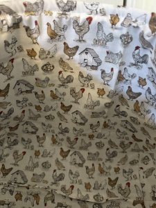 Rustic Market Tote Bag – Farmhouse Charm with Rooster Motif