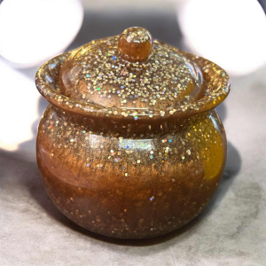 GLITTER & GLAZE HOLIDAY JAR