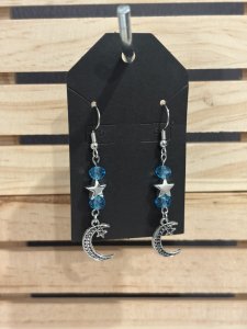 L22 - Blue Moon Dangle Earrings