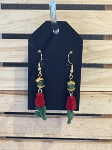 L23 - Rose Garden Dangle Earrings