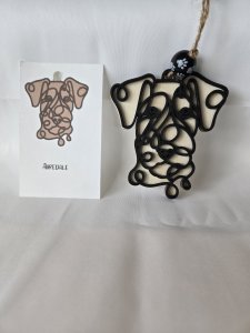 “Airedale Handmade Dog Breed Ornaments – Perfect for Pet Lovers!”