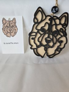 ALASKAN MALAMUTE DOG ORNAMENT - PERFECT FOR DOG LOVERS!