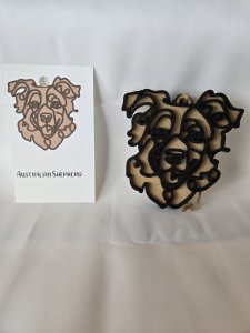 AUSTRALIAN SHEPHERD DOG ORNAMENT - PERFECT FOR THE DOG LOVER!