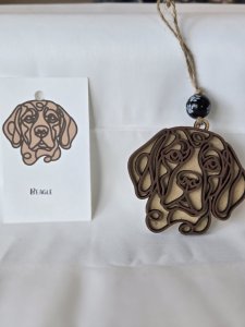 BEAGLE DOG ORNAMENT - PERFECT FOR THE DOG LOVER!