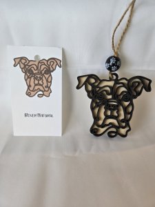 BOXER (NATURAL) DOG ORNAMENT - PERFECT FOR THE DOG LOVER!