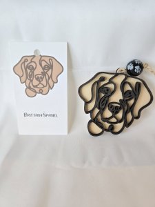 BRITTANY SPANIEL DOG ORNAMENT - PERFECT FOR THE DOG LOVER!