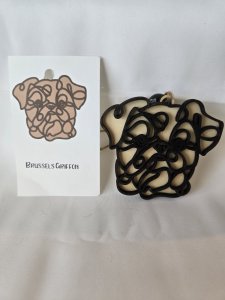 BRUSSELS GRIFFON DOG ORNAMENT - PERFECT FOR THE DOG LOVER!