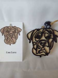 CANE CORSO DOG ORNAMENT - PERFECT FOR THE DOG LOVER!