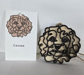 CAVACHON DOG ORNAMENT - PERFECT FOR THE DOG LOVER!