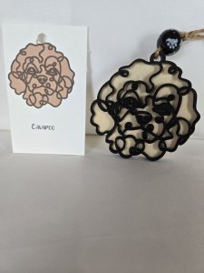 CAVAPOO DOG ORNAMENT - PERFECT FOR THE DOG LOVER!