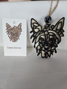 CHINESE CRESTED DOG ORNAMENT - PERFECT FOR THE DOG LOVER!
