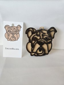 ENGLISH BULLDOG ORNAMENT - PERFECT FOR THE DOG LOVER!