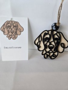ENGLISH FOXHOUND DOG ORNAMENT - PERFECT FOR THE DOG LOVER!