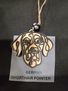 GERMAN SHORTHAIR ORNAMENT - PERFECT FOR THE DOG LOVER!