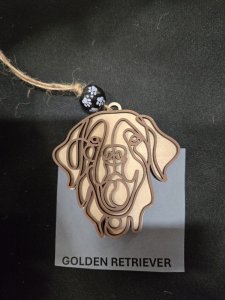 GOLDEN RETRIEVER ORNAMENT - PERFECT FOR THE DOG LOVER!