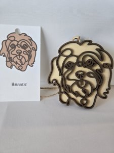 HAVANESE ORNAMENT - PERFECT FOR THE DOG LOVER!