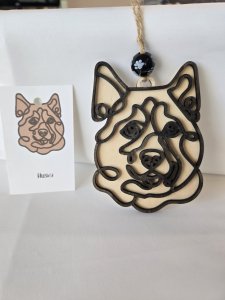 HUSKY ORNAMENT - PERFECT FOR THE DOG LOVER!