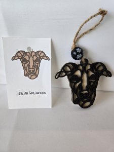 ITALIAN GREYHOUND ORNAMENT - PERFECT FOR THE DOG LOVER!