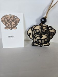 MALTESE ORNAMENT - PERFECT FOR THE DOG LOVER!