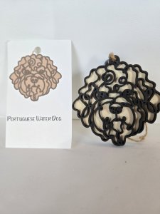 PORTUGUESE WATER DOG ORNAMENT - PERFECT FOR THE DOG LOVER!