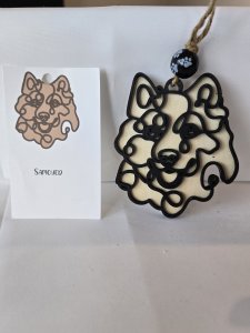 SAMOYED DOG ORNAMENT - PERFECT FOR THE DOG LOVER!