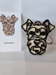 SCHNAUZER DOG ORNAMENT - PERFECT FOR THE DOG LOVER!