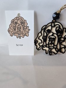 SETTER DOG ORNAMENT - PERFECT FOR THE DOG LOVER!