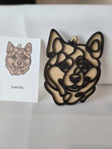 SHIBA INU DOG ORNAMENT - PERFECT FOR THE DOG LOVER!