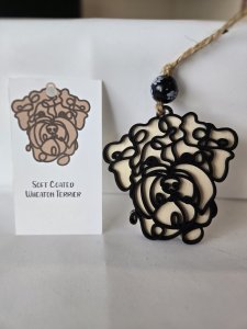 SOFT COATED WHEATON TERRIER DOG ORNAMENT - PERFECT FOR THE DOG LOVER!