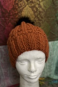 Chunky Beanie w/ Pom