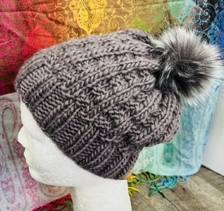 Chunky Beanie w/Pom