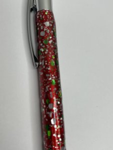 Decorative Christmas Pens - Black Ink