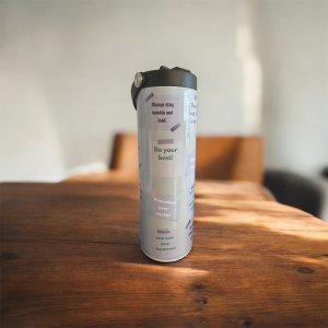 “Daily Reminder” 20 oz Inspirational Quote Water Bottle