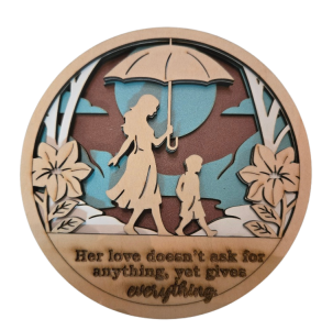 Handmade Mother & Child Decor – A Heartfelt Gift for Mom