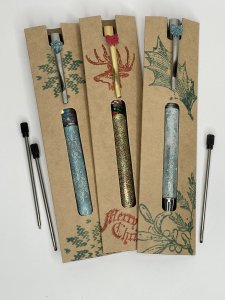 Holiday Snowglobe/Float Pens