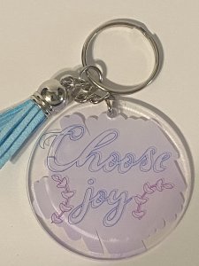 Round Acrylic Keychain