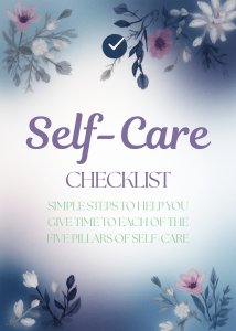 Daily Self-Care Checklist | Simple Morning, Afternoon & Evening Routine for Balance, Wellness & Mental Clarity
