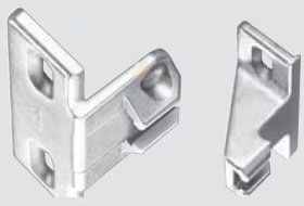 1-1//4/" overlay PLATES 130.1130.02 2 PAIR of BLUM edge mount for COMPACT 33