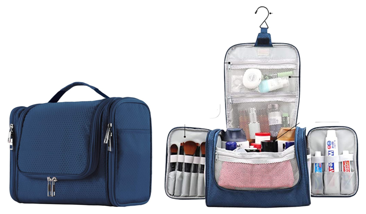 best hanging toiletry bag womens