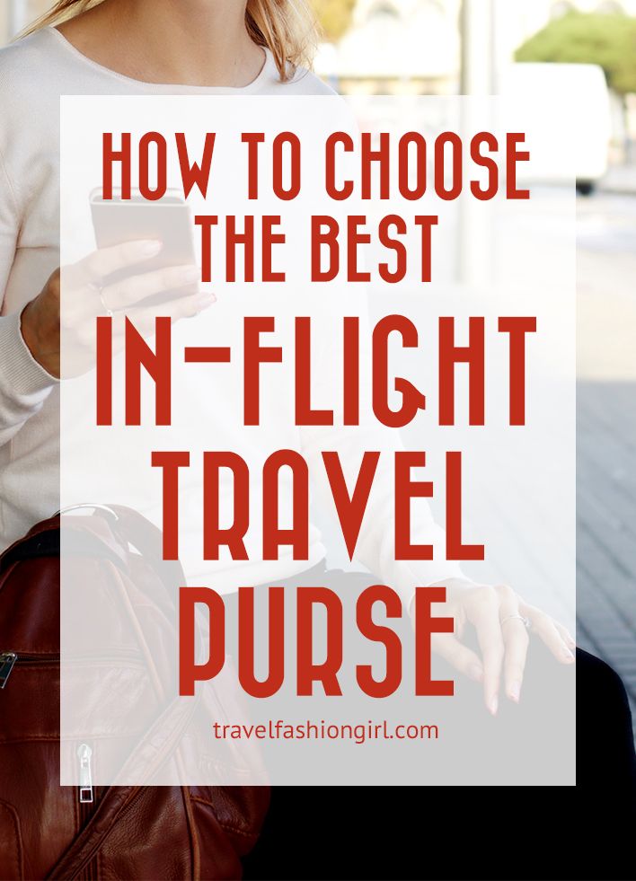 How to Choose the Best Inflight Travel Purse